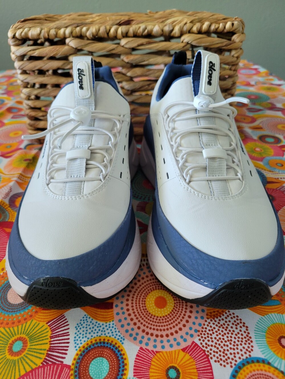 Clove Supercush™ Forte 2 Women's White/Navy Bungee Athletic Shoe Size 7 - Picture 6 of 10